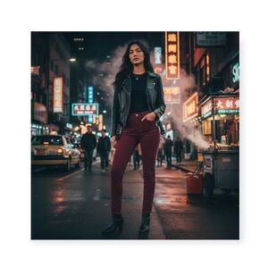 new Joes Jeans ★ Charlie Hi Rise Stretch Skinny Ankle Jean ★ Brick Red ★ 28 ★